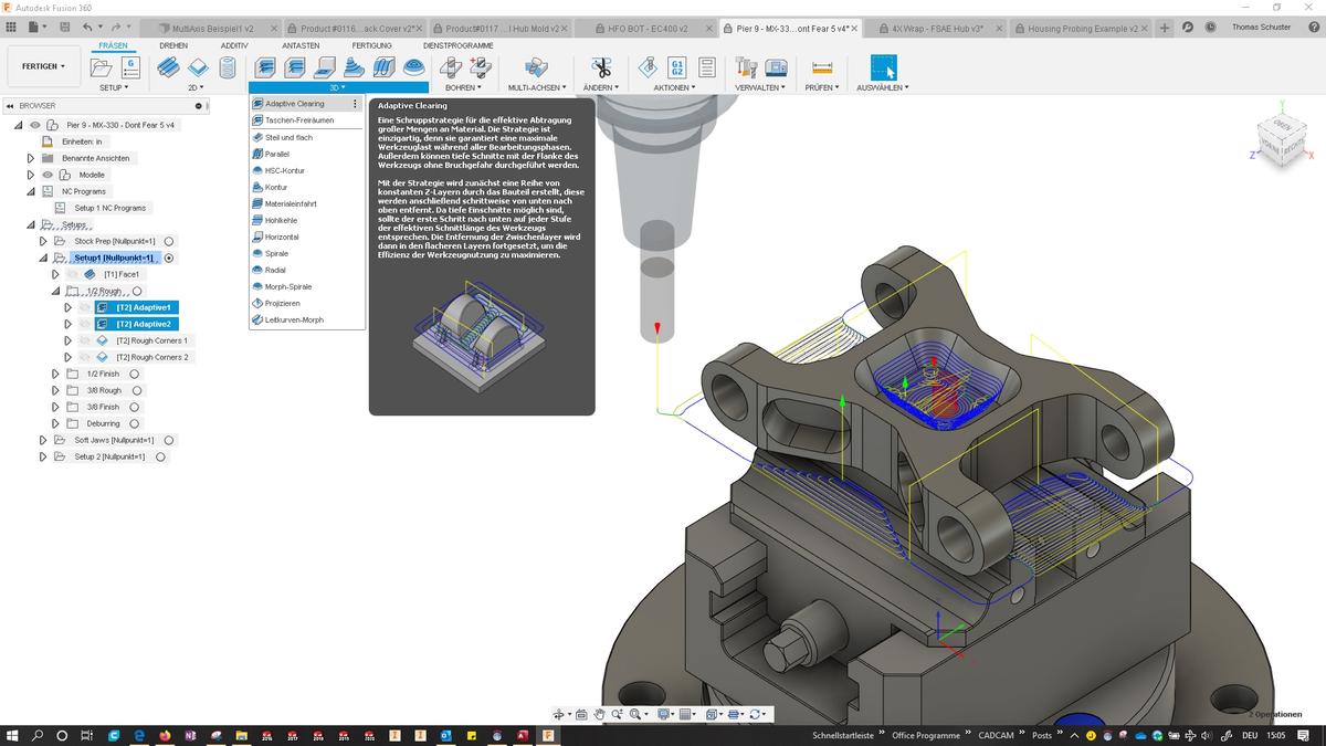 Fusion360_CAM_3D Adaptive_Clearing
